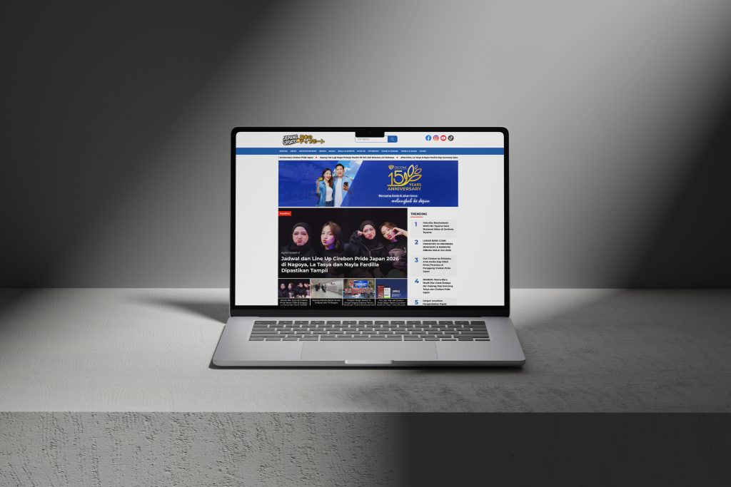 Portofolio website jepang updates yang di buat oleh nagoyadigital